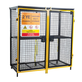 Fold-away Gas Cage